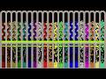 Full Options (Circle Monster, Mix Race, Ball Sorter) Marble Race In Algodoo