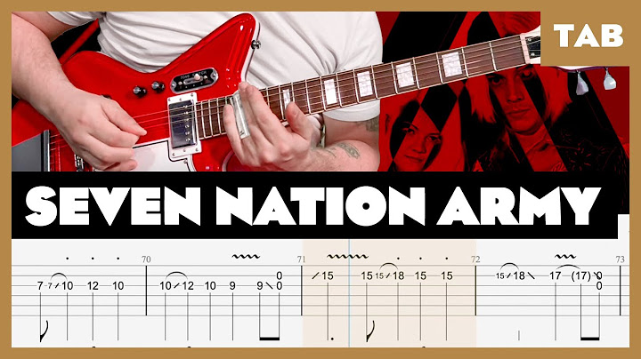 Seven Nation Army Guitar version - Guitar performance video thumbnail