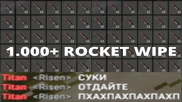 UTZ | МЫ ПОТРАТИЛИ БОЛЬШЕ 1.000+ РАКЕТ НА НОВОМ СЕРВЕРЕ В RUSTEX-REMAKE