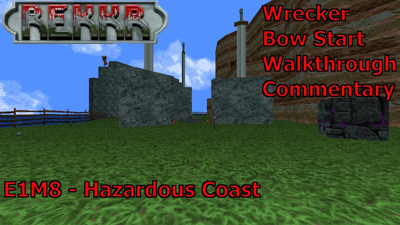 REKKR (Wrecker 100%) Walkthrough (E1M8: Hazardous Coast)