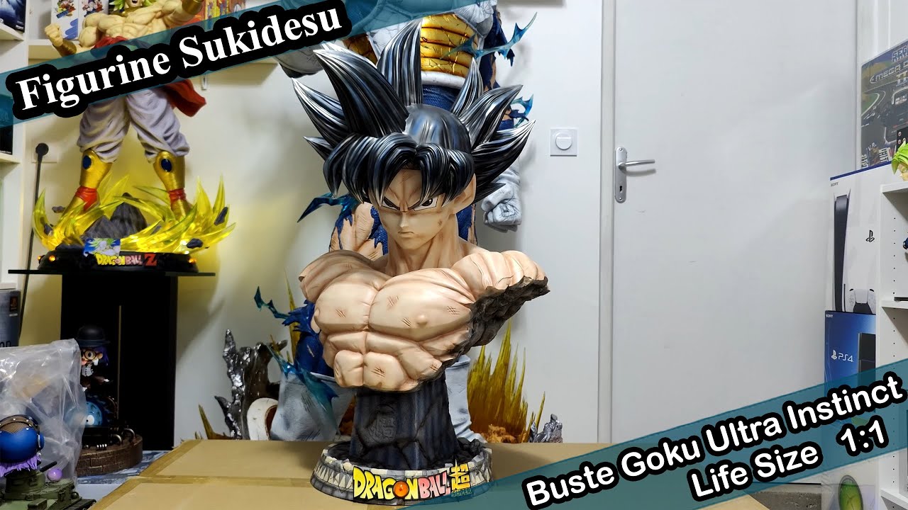 Buste Goku Ultra Instinct (Sign) - Life Size - taille réelle 1:1 
