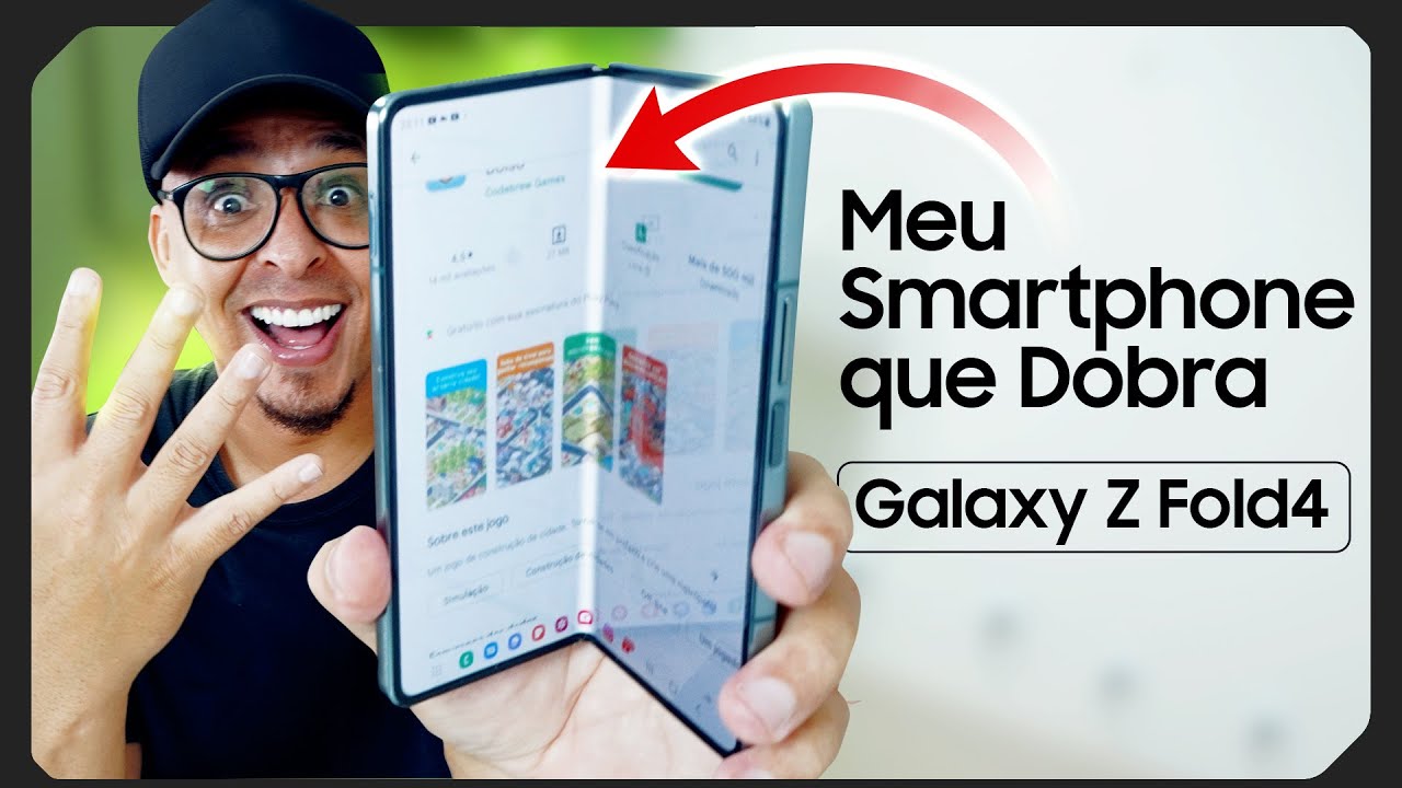Peguei o GALAXY Z FOLD 4. Smartphone que abre ou tablet que dobra no ...