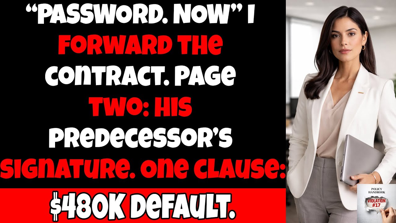 She Forwarded the Contract. He Demanded the Password. The Clause Demanded $480K.