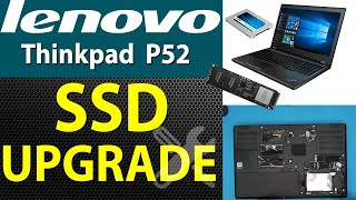How to Perform a Storage Upgrade (SSD-HDD) on a Lenovo Thinkpad P52 Laptop: Step-by-Step Guide✅