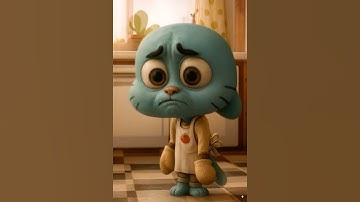 The Amazing World Of Gumball Character Transformation From Animation to Hyperrealism! (AI generated)