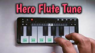 Hero Flute Theme | Heropanti whistle theme | Easy Mobile Piano Tutorial screenshot 1