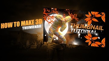 Make this Pubg/Bgmi MONTAGE thumbnail with 3d character | pubg 3d thumbnail tutorial