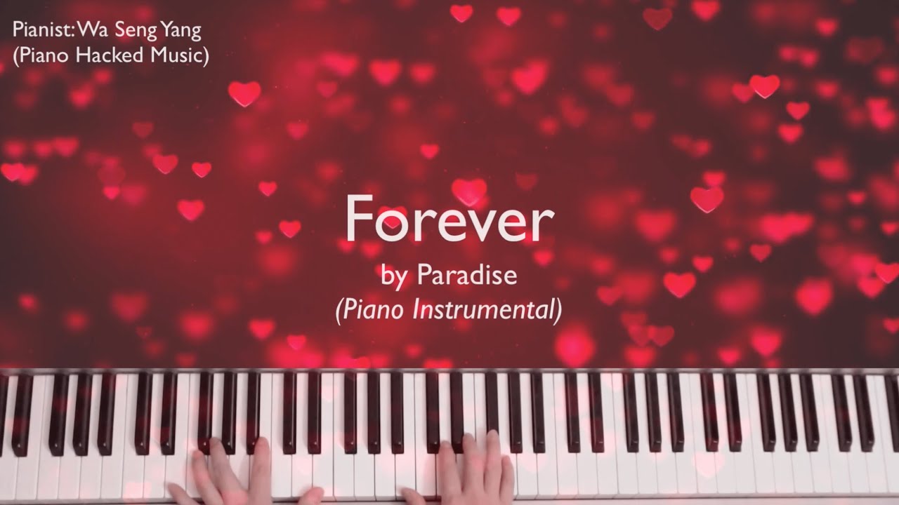 Forever by Paradise | Piano Instrumental | Guy Version - Key of Em