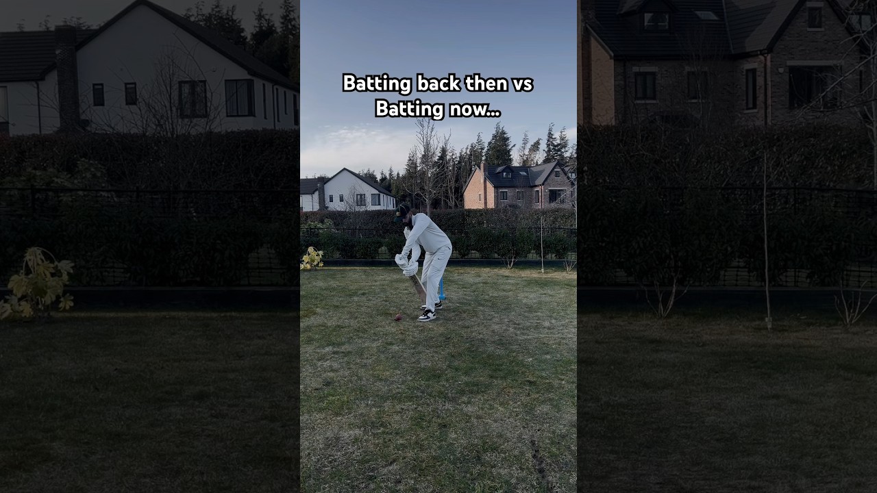 Batting back then vs batting now… 