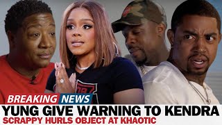 Yung Joc Give Warning to Kendra Robinson + Scrappy Hurls Object At Khaotic