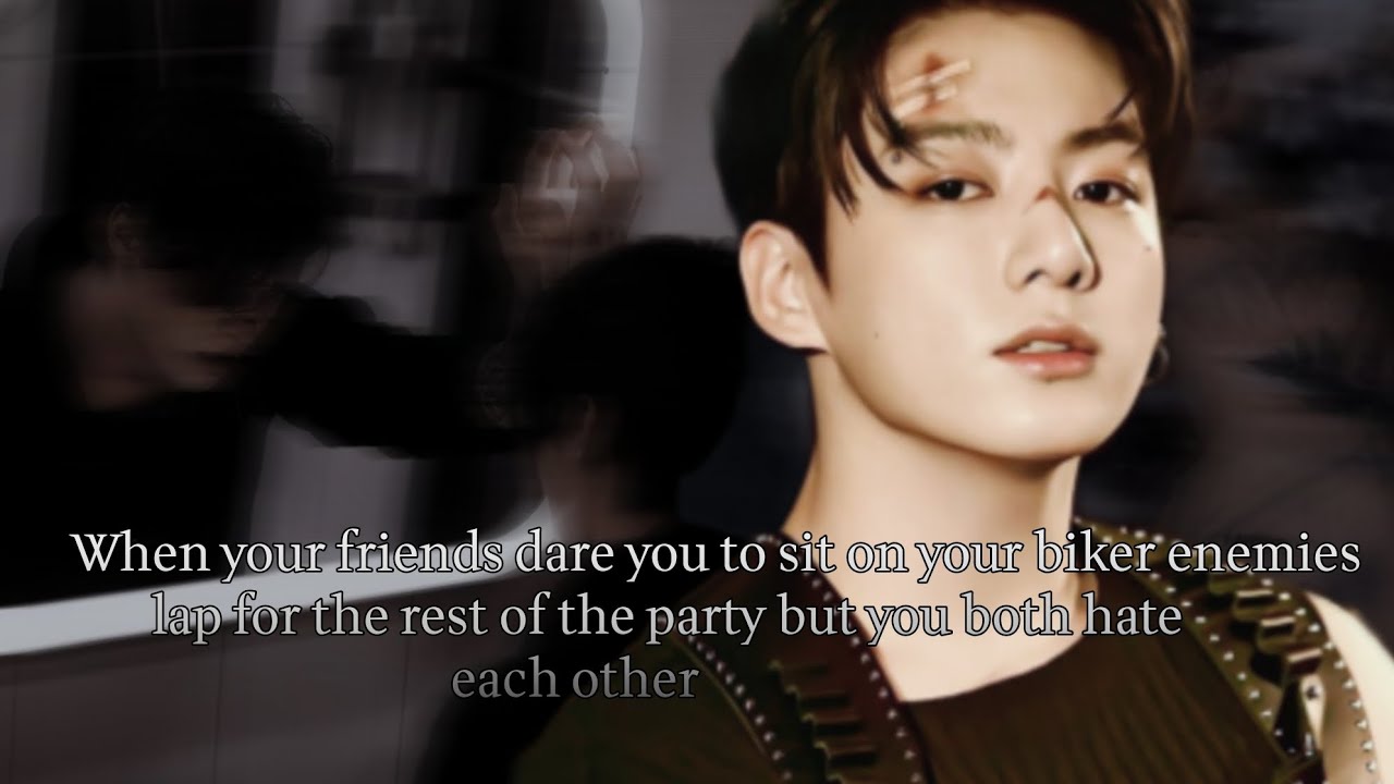 || When your friends dare you to sit on your biker enemies lap || #btsff #jungkookff