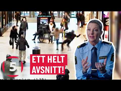 Privatperson lägger KROKBEN för rymlingen!? | Fångat på polisens kamera | Kanal 5 Sverige
