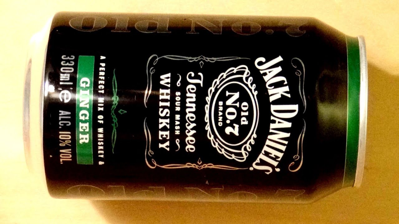 Jack Daniel's Ginger Tennessee Whiskey Mix YouTube