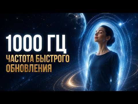 1000 гц Слушай Сейчас и Почувствуй Как Напряжение Уходит из Тела | Частота Быстрого Обновления