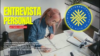 CONSEJOS clave PARA la ENTREVISTA del COAR 2025 Preguntas y Respuestas DATOS IMP