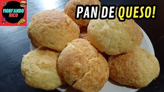 PAN DE QUESO| Fácil y Rápido - Morfando Rico