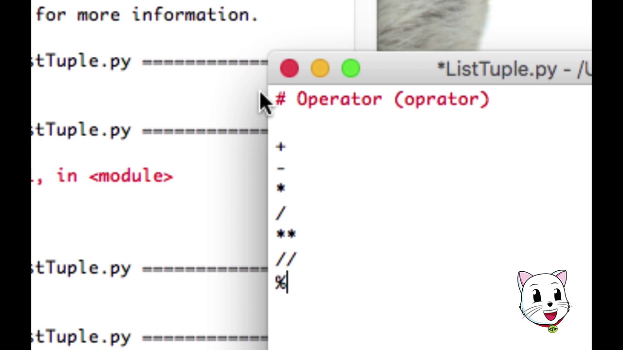 Python Basic - List, Tuple & Operator
