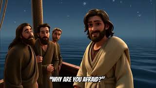 Jesus Calms the Storm | AI Animation Jesus Calms the Storm | AI Animation