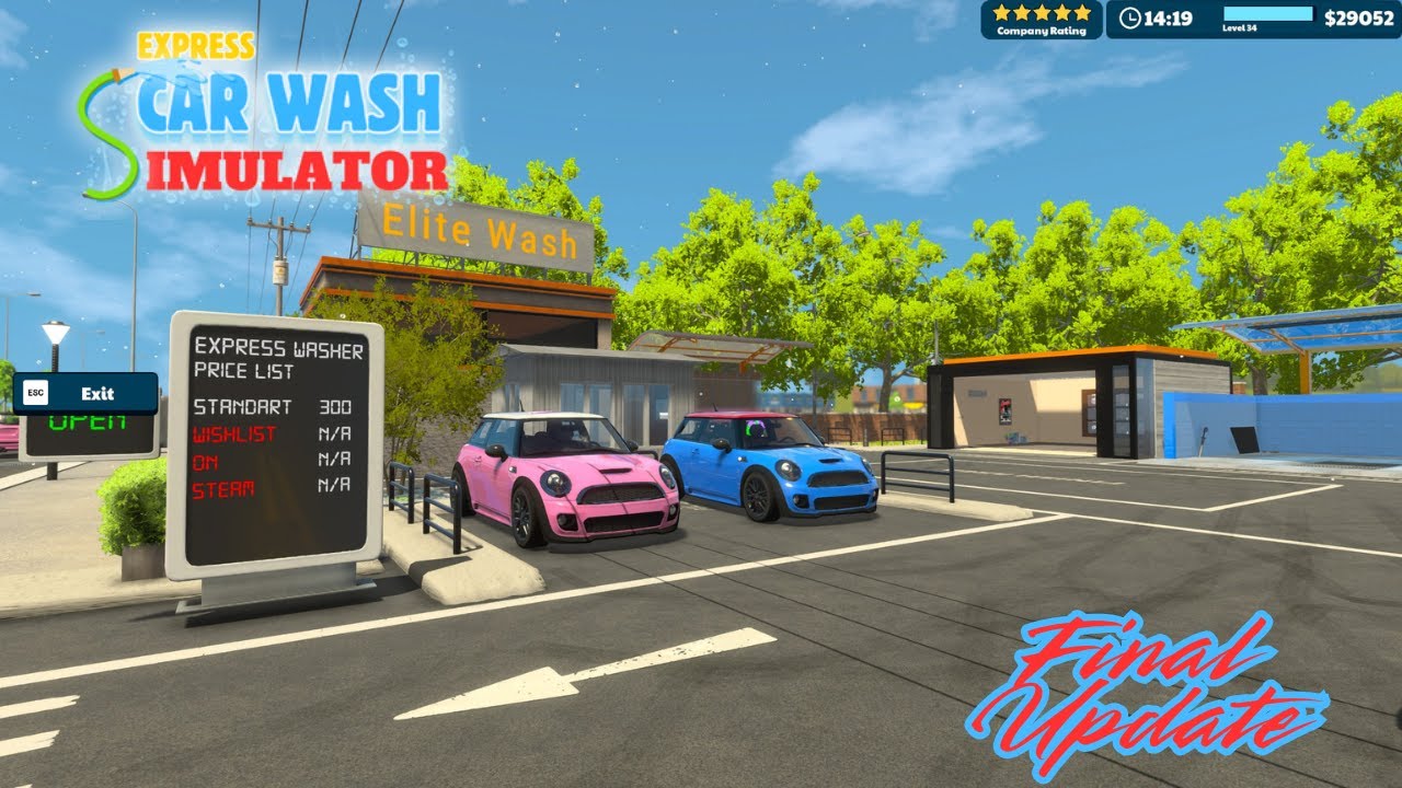 How Good Is The Maxed Out Sponge? | Final Update | Express Car Wash Sim