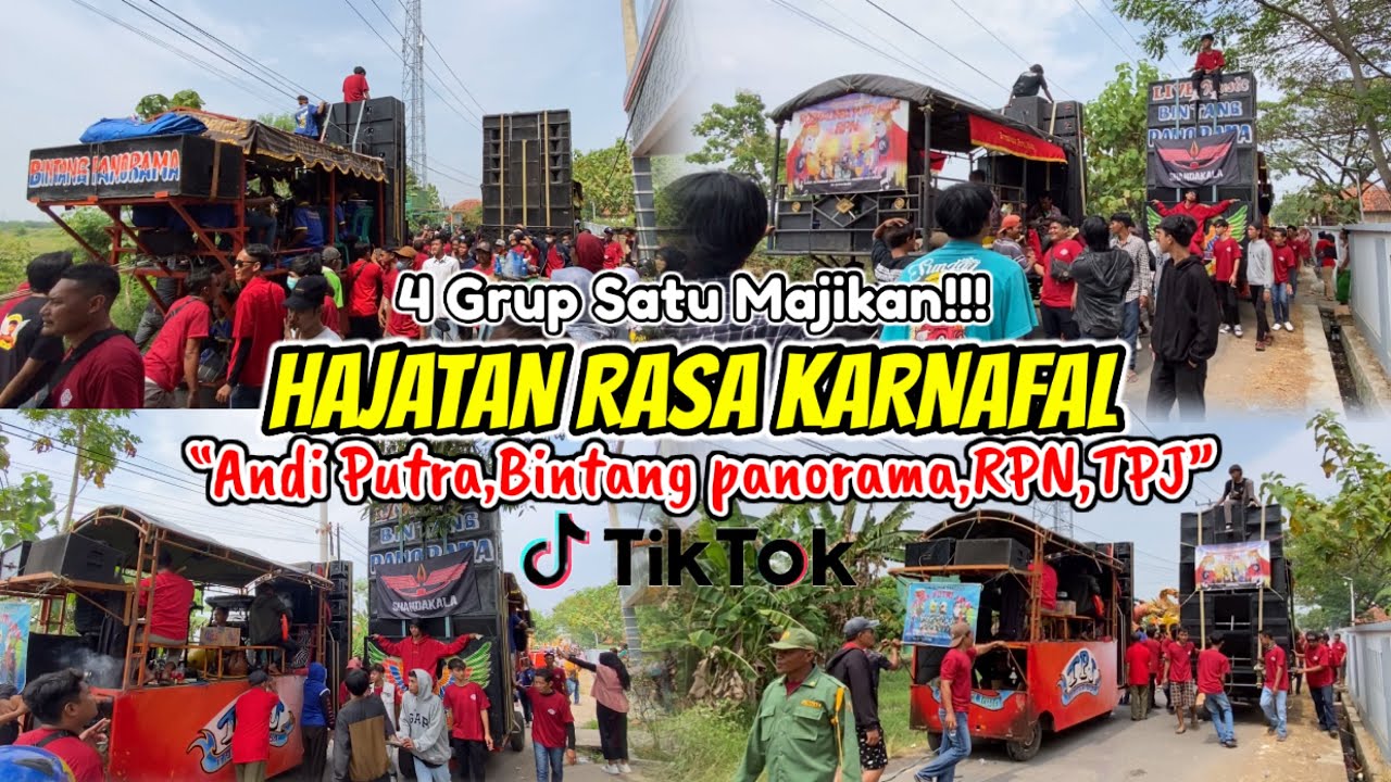 HAJATAN RASA KARNAVAL❗️4 Grup Satu Majikan || Andi Putra Bintang Panorama RPN TPJ Show Kali Bangka