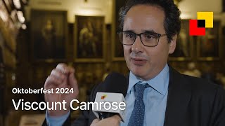 Oktoberfest 2024: Gespräch mit Viscount Camrose