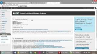 WordPress Security Series - Sucuri Security SiteCheck Malware Scanner