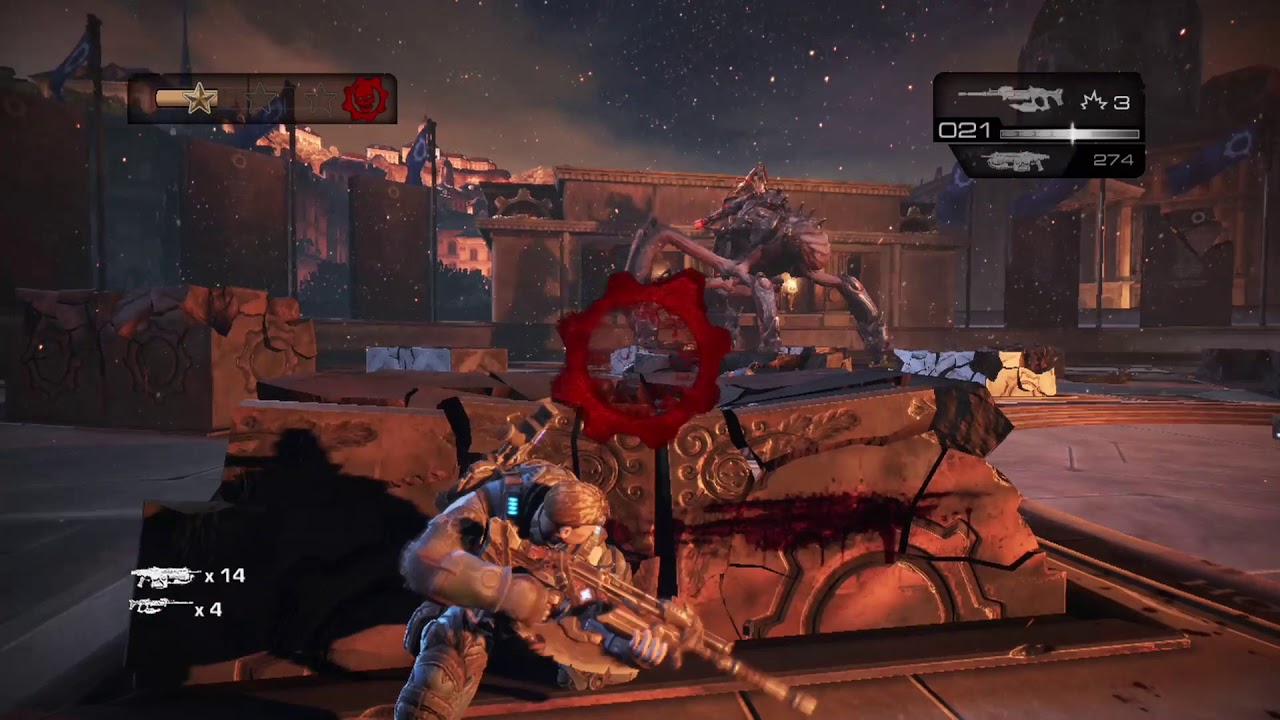 Gears of War Judgment The Courthouse Plaza for the Tyran Dead(Boss