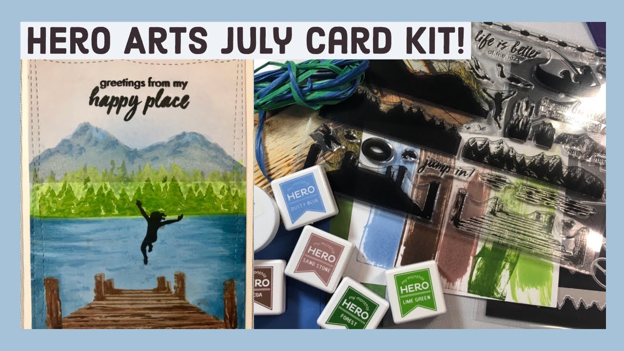 Hero Arts | My Monthly Hero | July 2019 Card Kit