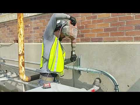 Soil Consolidation Waterproofing Injection  - Driving Grout Injection Needles/Lances by Hammer Drill