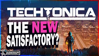 THE NEW SATISFACTORY TECHTONICA New First Person Factory Builder Game! Trailer Reveal And Reaction