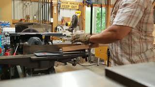 Prepping stock on my Shopsmith jointer and MK V 510.