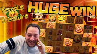 TEMPLE TREASURE HUGE WIN!! It Goes Off!! screenshot 4