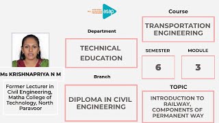 ASAP Polytechnic Session 32 | 𝐂𝐢𝐯𝐢𝐥 | 𝐒𝟔 | 𝐓𝐫𝐚𝐧𝐬𝐩𝐨𝐫𝐭𝐚𝐭𝐢𝐨𝐧 𝐄𝐧𝐠𝐢𝐧𝐞𝐞𝐫𝐢𝐧𝐠 𝐛𝐲 𝐌𝐬 𝐊𝐫𝐢𝐬𝐡𝐧𝐚𝐩𝐫𝐢𝐲𝐚 𝐍 𝐌