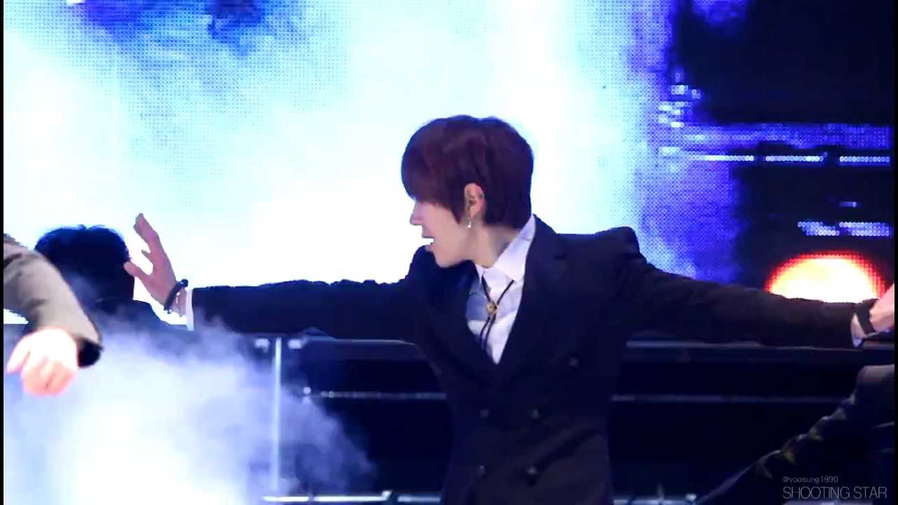 [슈팅스타] 140111 오크밸리공연 SPEED - 통증 (정우ver)