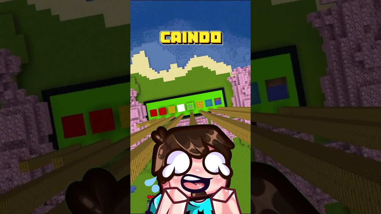 PULEI DO BLOCO MAIS ALTO DO MINECRAFT #2  #shortsminecraft #minecraft