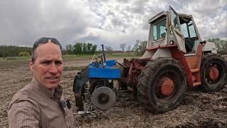 Springtime Deep Ripping With a DMI 2500 - Case 2670 Muddy Field Tillage