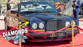 THE CAR WITH THE PAINT MADE BY 2 MILLION DIAMONDS - BENTLEY AZURE by BOULLE LUXURY 2017 HQ