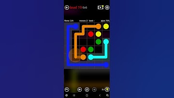 flow free level 19 | games | android | flow free | level 19 | 6x6