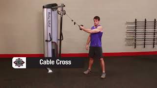 Body-Solid S2CCX Cable Column | Pro ClubLine Series II Compact Functional Trainer