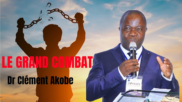 Le Grand combat un très puissant enseignement du Dr Clément Akobe 🔥🔥🔥