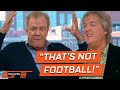 Jeremy, Richard & James Have THE Football vs. Soccer Debate ⚽️ 🏈 #Shorts image