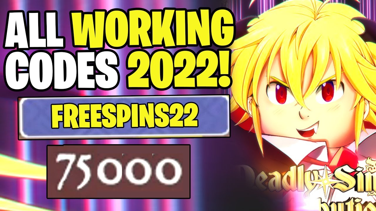 NEW* ALL WORKING CODES FOR DEADLY SINS RETRIBUTION OCTOBER 2022