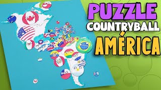 🌎 CHALLENGE: Put each Countryball in its place! 🧩 Draw all the countries of America 🎨