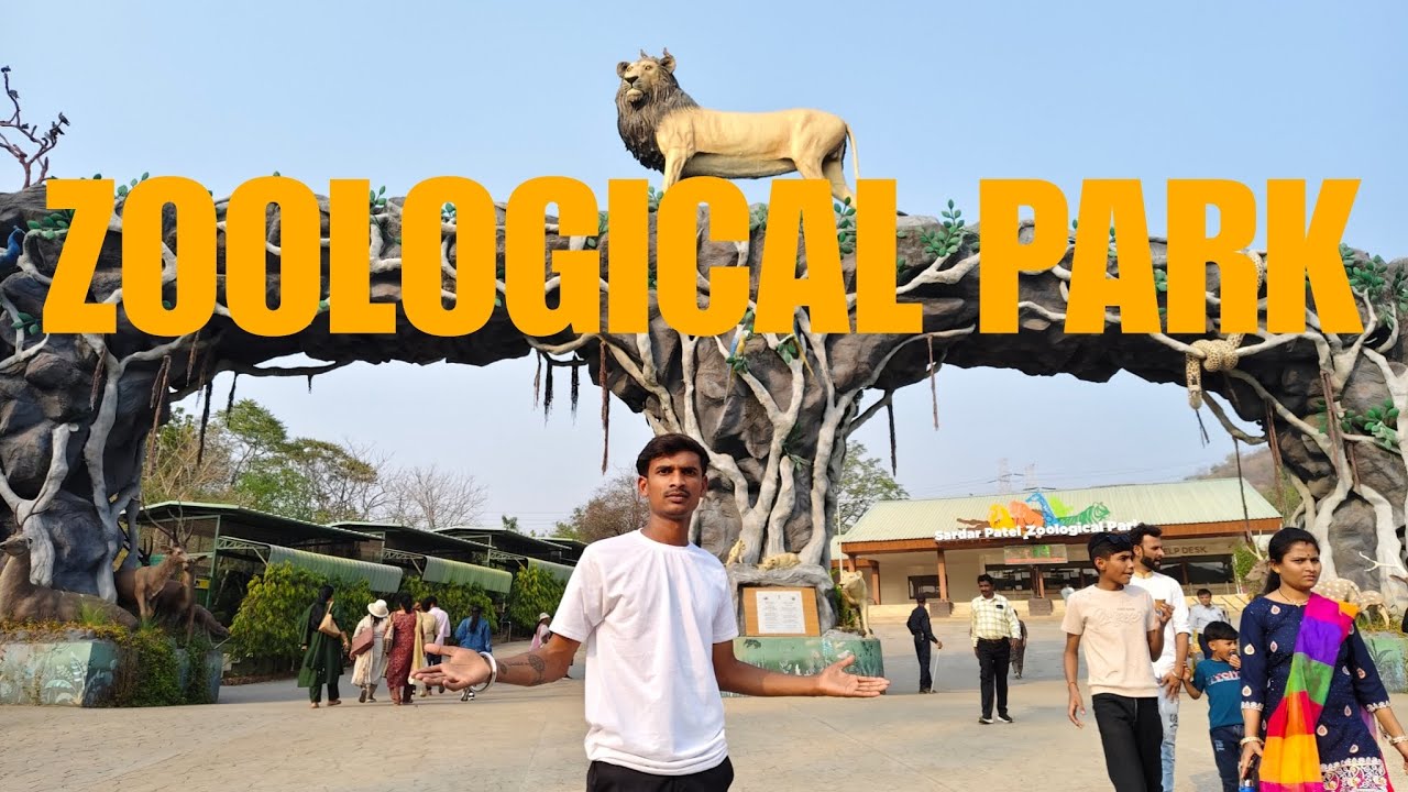 JUNGLE SAFARI  Sardar Patel Zoological Park 🤓 Aaye Mein