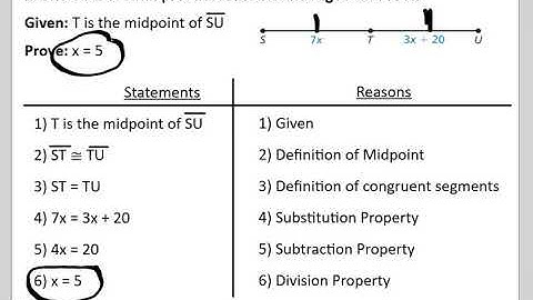 2.5 Proving Statements about Segments and Angles