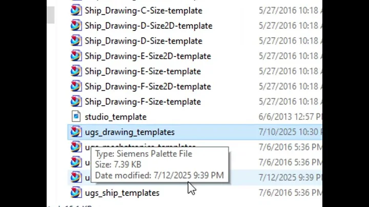 How to add/save your nx drafting template in nx.