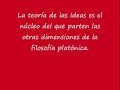 💡 PLATÓN: Teroría de las IDEAS 💡 #3