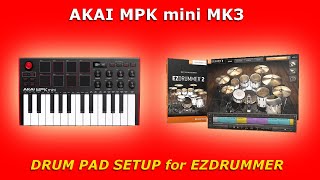 AKAI MPK Mini MK3 DRUM PAD SETUP for EZDRUMMER screenshot 2