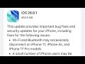 iOS 26.1 Beta 2 | iOS 26.0.1 stable update