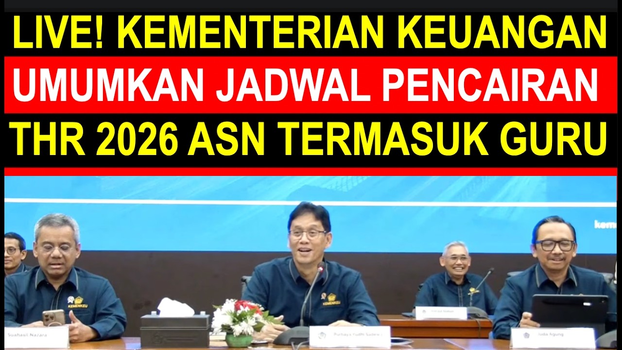 Breaking news guru sertifikasi dan non sertifikasi Kementerian keuangan umumkan pencairan THR 2026